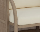 Palermo Lounge Chair - Drift Brown - Stinson Cream 110718 Sunpan