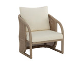 Palermo Lounge Chair - Drift Brown - Stinson Cream 110718 Sunpan