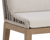 Sorrento Dining Chair - Drift Brown - Palazzo Cream 110736 Sunpan