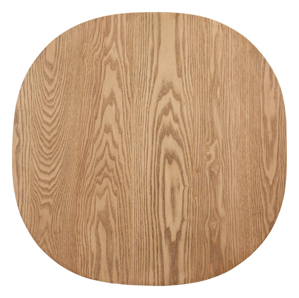 Benen Oval Side Table with Ash Veneer Top for Modern Living Rooms and Bedrooms