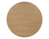 Kalla Dining Table - Round - Rustic Oak - 68" 110774 Sunpan