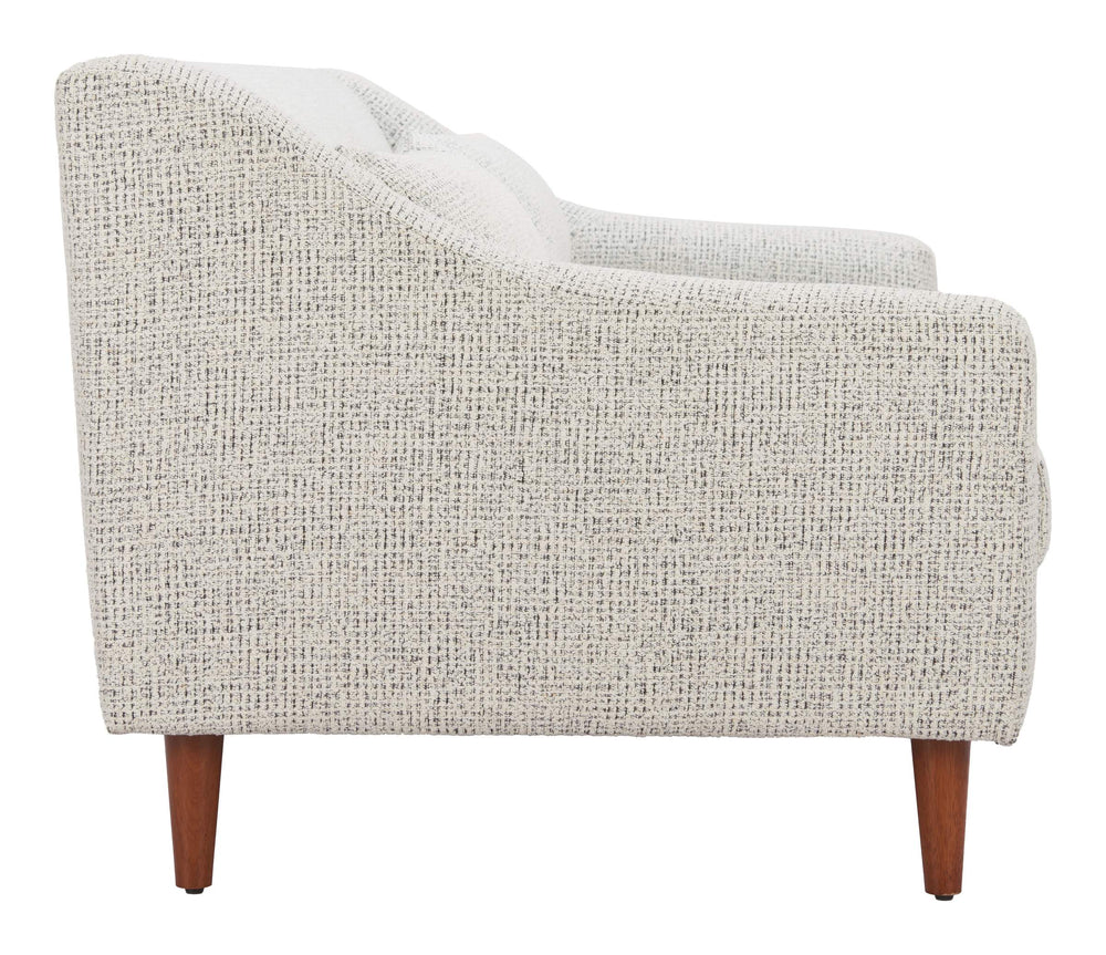 Zuo Modern Koseli Compact Two-seat Loveseat Polyester Upholstered Modern Living Room Sofa 110782