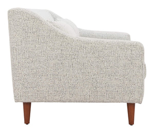 Koseli Compact Two-seat Loveseat Polyester Upholstered Modern Living Room Sofa
