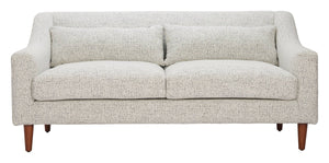 Koseli Compact Two-seat Loveseat Polyester Upholstered Modern Living Room Sofa