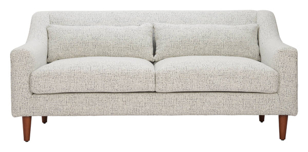 Koseli Compact Two-seat Loveseat Polyester Upholstered Modern Living Room Sofa