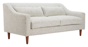 Koseli Compact Two-seat Loveseat Polyester Upholstered Modern Living Room Sofa