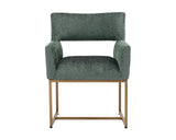 Greco Dining Armchair - Aura Teal 110782 Sunpan