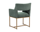 Greco Dining Armchair - Aura Teal 110782 Sunpan