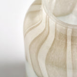 Lucerne Vase Tan and Aqua 11078 Cyan Design