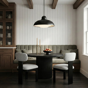 Meridian Furniture Timbra Art Deco Upholstered Dining Chair Linen Weave Fabric Solid Wood Frame Elegant Rooms Grey B 11082Grey-C