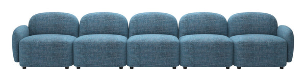 Cleo Modular Sofa 3 Seat Contemporary Upholstered Living Room Lounge Seating