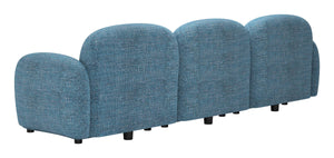 Cleo Modular Sofa 3 Seat Contemporary Upholstered Living Room Lounge Seating