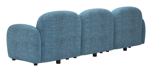 Cleo Modular Sofa 3 Seat Contemporary Upholstered Living Room Lounge Seating