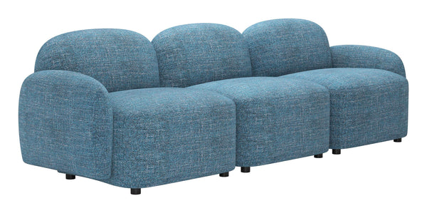 Cleo Modular Sofa 3 Seat Contemporary Upholstered Living Room Lounge Seating