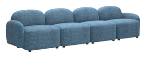 Cleo Modular Sofa 3 Seat Contemporary Upholstered Living Room Lounge Seating