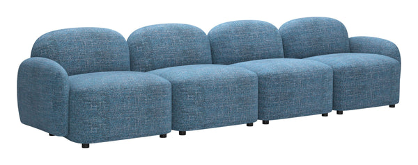 Cleo Modular Sofa 3 Seat Contemporary Upholstered Living Room Lounge Seating