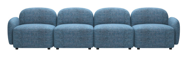 Cleo Modular Sofa 3 Seat Contemporary Upholstered Living Room Lounge Seating