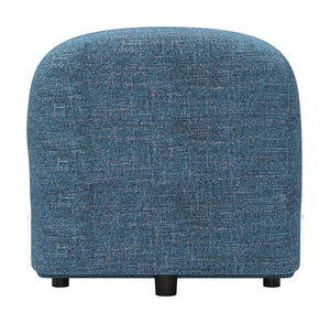 Cleo Modular Middle Chair Textured Polyester Upholstery Contemporary Living Room Seating