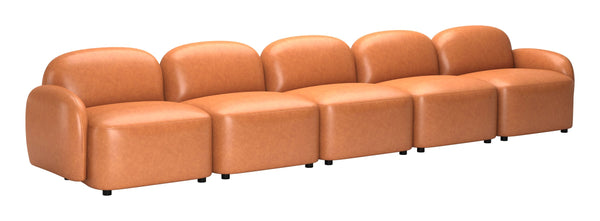 Cleo Modular Sofa 3 Seat Contemporary Upholstered Living Room Lounge Seating