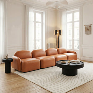 Cleo Modular Sofa 3 Seat Contemporary Upholstered Living Room Lounge Seating