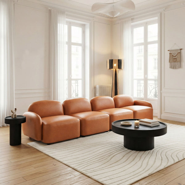 Cleo Modular Sofa 3 Seat Contemporary Upholstered Living Room Lounge Seating