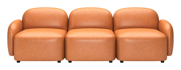 Cleo Modular Sofa 3 Seat Contemporary Upholstered Living Room Lounge Seating