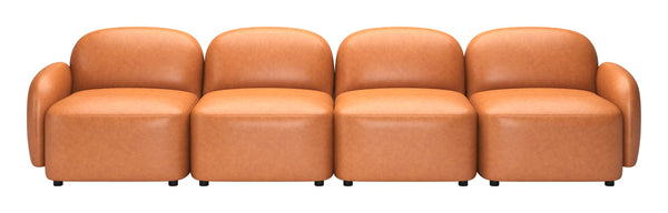 Cleo Modular Sofa 3 Seat Contemporary Upholstered Living Room Lounge Seating