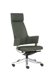 IDEAZ Leather Highback Chair Grey 1108UFO