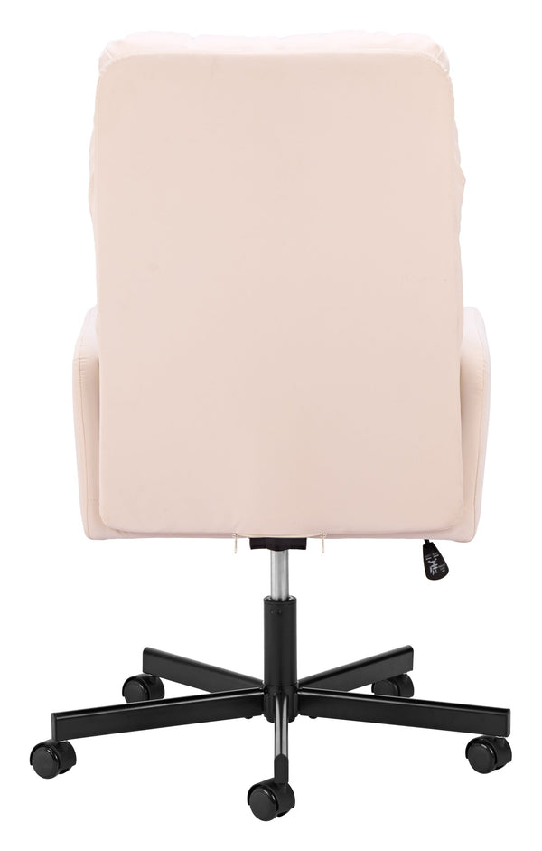 Sable Faux Leather Office Chair with Swivel Base and Adjustable Height for Modern Workspaces