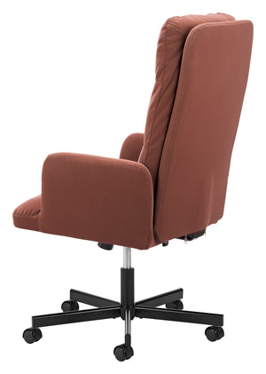 Sable Faux Leather Office Chair with Swivel Base and Adjustable Height for Modern Workspaces