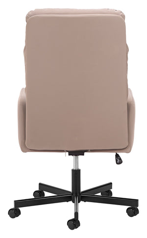 Sable Faux Leather Office Chair with Swivel Base and Adjustable Height for Modern Workspaces