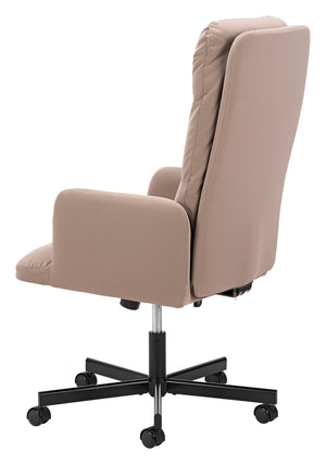 Sable Faux Leather Office Chair with Swivel Base and Adjustable Height for Modern Workspaces