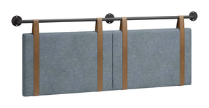 Zuo Modern Zeva Wall Mounted Queen Headboard Padded Upholstered Modern Bedroom Accent 110911