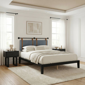Zeva Wall Mounted Queen Headboard Padded Upholstered Modern Bedroom Accent