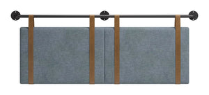Zeva Wall Mounted Queen Headboard Padded Upholstered Modern Bedroom Accent