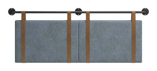 Zeva Wall Mounted Queen Headboard Padded Upholstered Modern Bedroom Accent