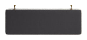 Bela Wall Mounted Queen Headboard Shearling Upholstered Floating Minimalist Bedroom
