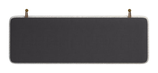 Bela Wall Mounted Queen Headboard Shearling Upholstered Floating Minimalist Bedroom