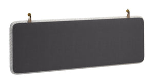 Bela Wall Mounted Queen Headboard Shearling Upholstered Floating Minimalist Bedroom