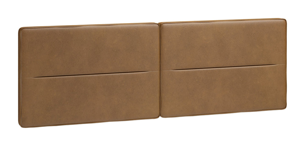 Zuo Modern Cove Wall Mounted Queen Headboard Faux Leather Padded Art Deco Bedroom Accent 110913