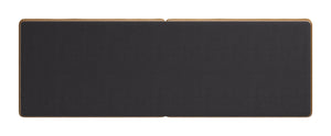 Cove Wall Mounted Queen Headboard Faux Leather Padded Art Deco Bedroom Accent