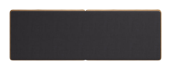 Cove Wall Mounted Queen Headboard Faux Leather Padded Art Deco Bedroom Accent