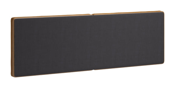 Cove Wall Mounted Queen Headboard Faux Leather Padded Art Deco Bedroom Accent