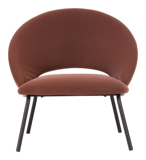 Zurich Faux Leather Accent Chair Art Deco Style for Living Room or Lounge