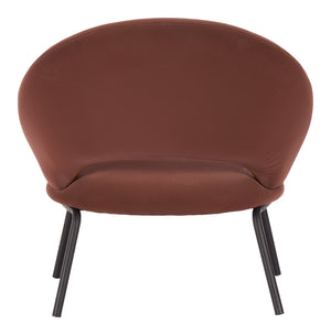 Zurich Faux Leather Accent Chair Art Deco Style for Living Room or Lounge
