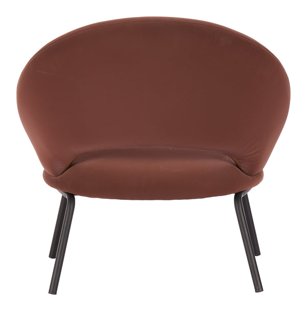 Zurich Faux Leather Accent Chair Art Deco Style for Living Room or Lounge