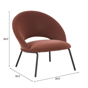 Zurich Faux Leather Accent Chair Art Deco Style for Living Room or Lounge