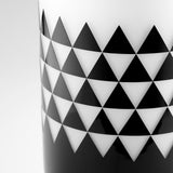 Vector Vase Black and White 11092 Cyan Design