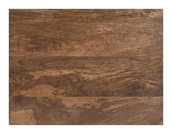 Modo Walnut Mango Wood Nightstand with Two Drawers for Modern Bedroom Decor
