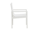 Merano Dining Armchair - White 110967 Sunpan